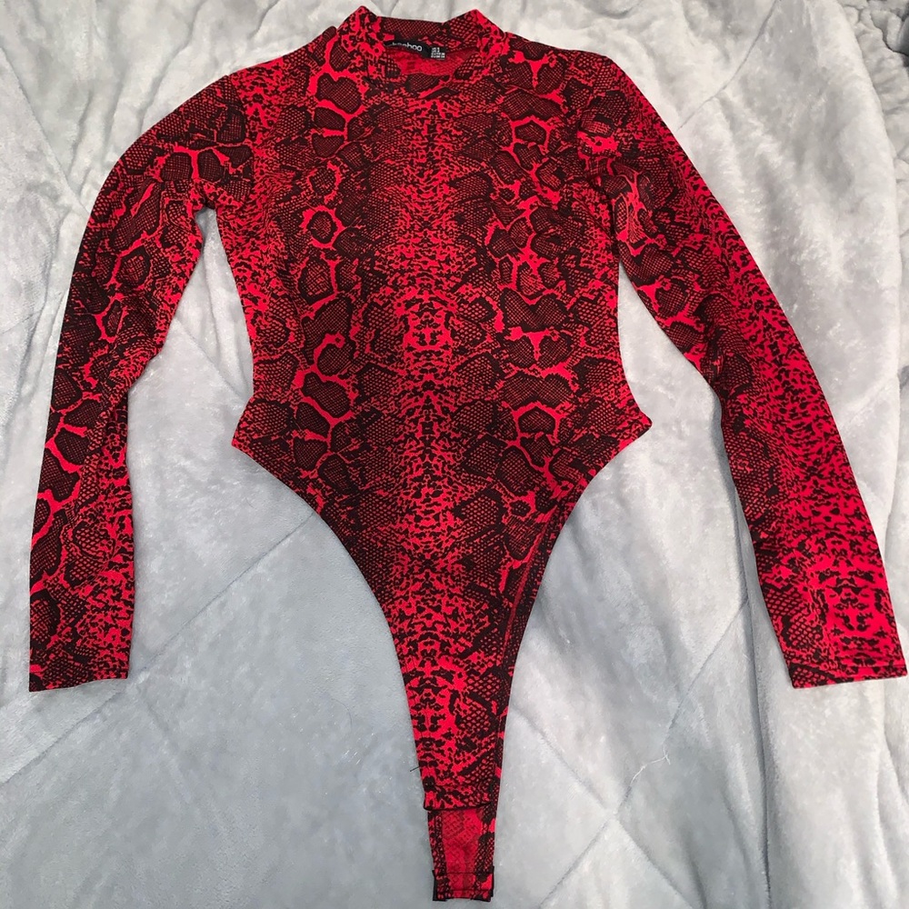 Snake Print bodysuit